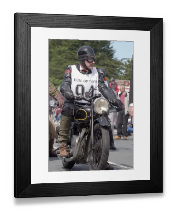 Framed Print : Roger Luckman (1937 Sunbeam), No. 94, 2007 Re-enactment Framed Print : Roger Luckman (1937 Sunbeam), No. 94, 2007 Re-enactment