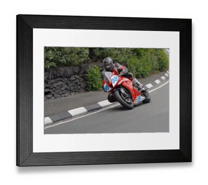 Framed Print : Paul Cranston (Yamaha) 2009 Supersport TT Framed Print : Paul Cranston (Yamaha) 2009 Supersport TT