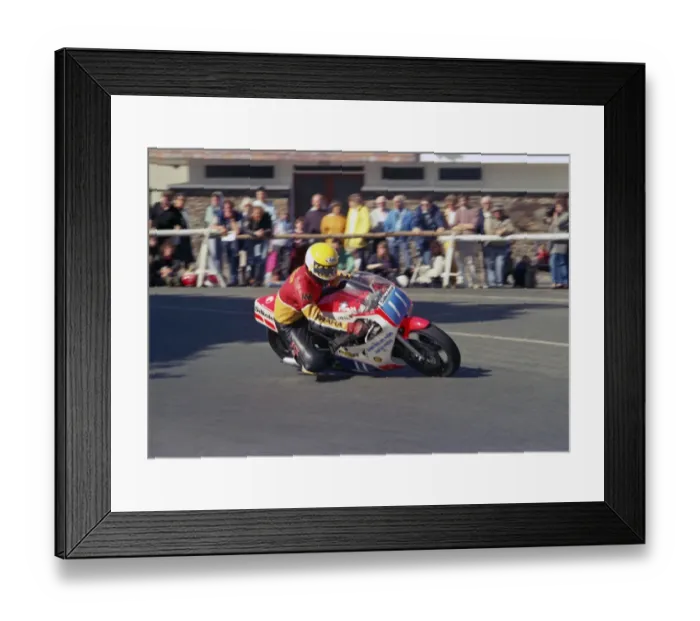 Framed Print : Mark Linton (Yamaha) 1987 Junior Manx Grand Prix Framed Print : Mark Linton (Yamaha) 1987 Junior Manx Grand Prix