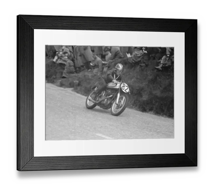 Framed Print : Frank Norris (Norton) 1956 Senior TT Framed Print : Frank Norris (Norton) 1956 Senior TT
