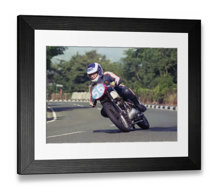 Framed Print : Stuart Noone (RSM Triumph) 1991 Junior Classic Manx Grand Prix Framed Print : Stuart Noone (RSM Triumph) 1991 Junior Classic Manx Grand Prix