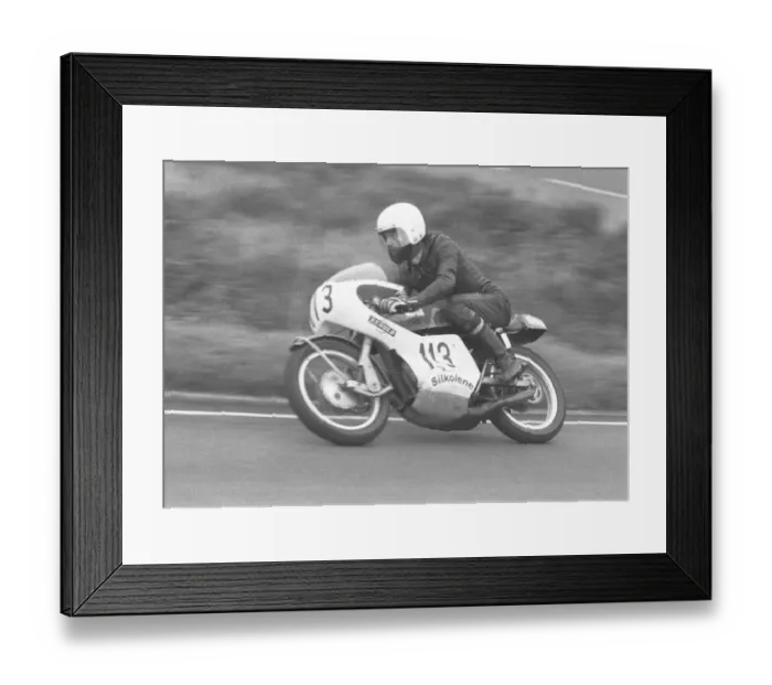 Framed Print : Phil Neumuller (Greeves) 1985 Junior Classic Manx Grand Prix Framed Print : Phil Neumuller (Greeves) 1985 Junior Classic Manx Grand Prix