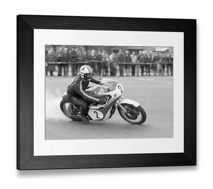 Framed Print : Bill Smith (Honda) 1972 Formula 750 TT Framed Print : Bill Smith (Honda) 1972 Formula 750 TT