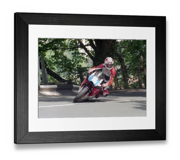 Framed Print : Brian Gardiner (NMK Yamaha) 2002 Junior 600 TT Framed Print : Brian Gardiner (NMK Yamaha) 2002 Junior 600 TT
