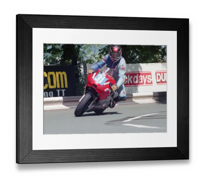 Framed Print : Etienne Godart (Yamaha) 2002 Junior 600 TT Framed Print : Etienne Godart (Yamaha) 2002 Junior 600 TT