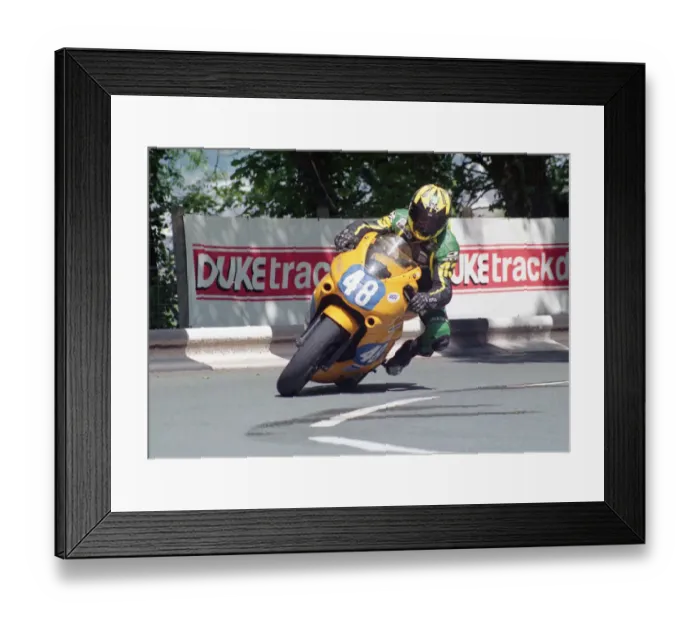 Framed Print : Bruno Bonhui (Triumph) 2002 Junior 600 TT Framed Print : Bruno Bonhui (Triumph) 2002 Junior 600 TT