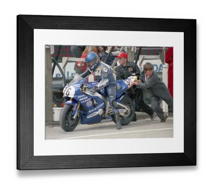 Framed Print : Marc Granie (Yamaha) 2002 Formula One TT Framed Print : Marc Granie (Yamaha) 2002 Formula One TT