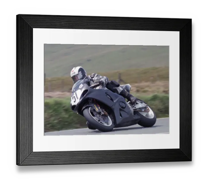 Framed Print : Mirko Kalsek (Suzuki) 2002 Formula One TT