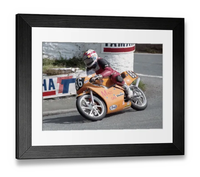 Framed Print : Chris Barton (Honda) 1993 Ultra Lightweight TT Framed Print : Chris Barton (Honda) 1993 Ultra Lightweight TT