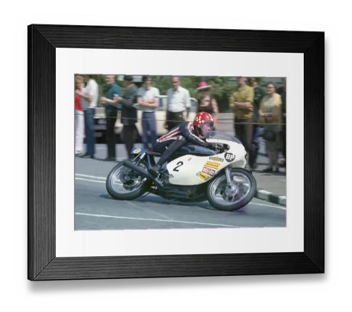 Framed Print : Geoff Barry (Oakley Seeley) 1973 Formula 750 TT Framed Print : Geoff Barry (Oakley Seeley) 1973 Formula 750 TT