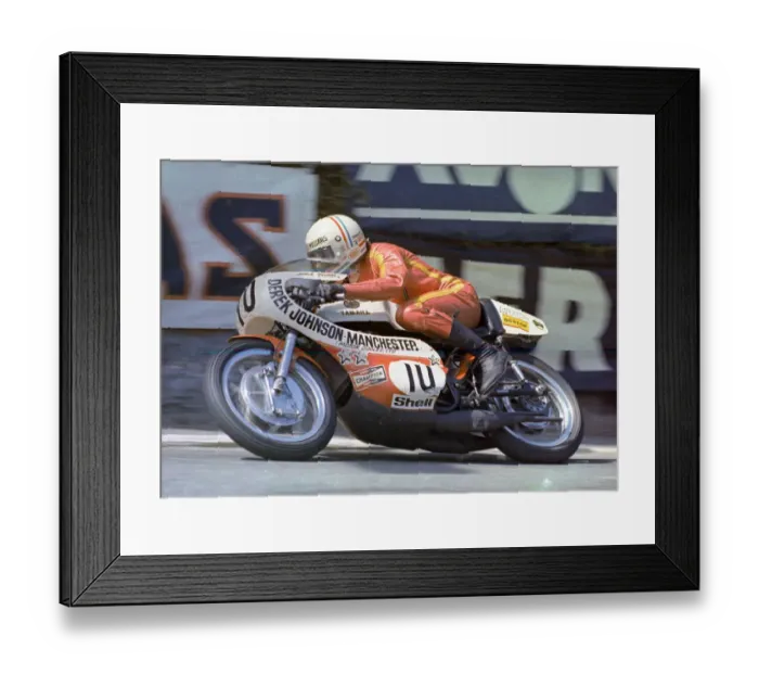 Framed Print : Charlie Williams (Yamaha) 1973 Formula 750 TT Framed Print : Charlie Williams (Yamaha) 1973 Formula 750 TT