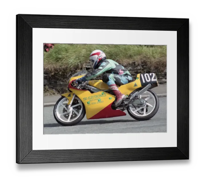 Framed Print : Peter Irwin (Honda) 1993 Ultra Lightweight TT Framed Print : Peter Irwin (Honda) 1993 Ultra Lightweight TT
