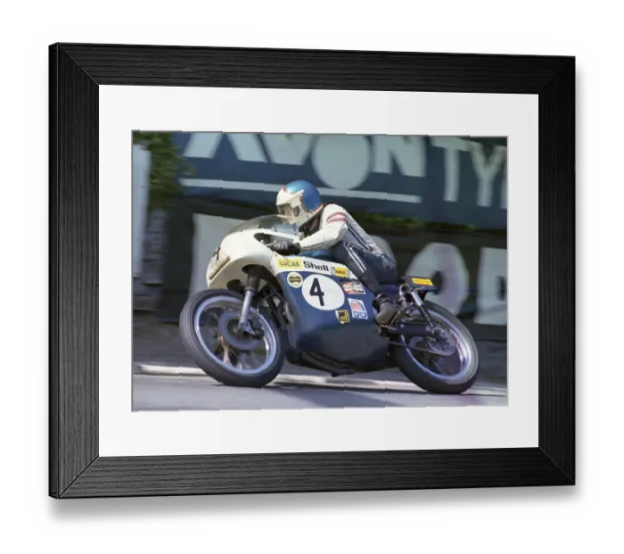 Framed Print : Tony Jefferies (Triumph) 1973 Formula 750 TT Framed Print : Tony Jefferies (Triumph) 1973 Formula 750 TT