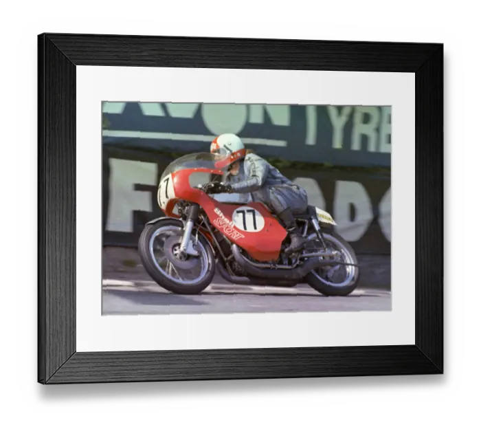 Framed Print : John Taylor (Seeley Suzuki) 1973 Formula 750 TT Framed Print : John Taylor (Seeley Suzuki) 1973 Formula 750 TT