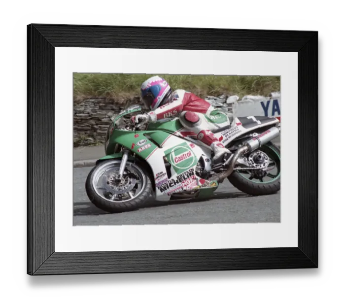 Framed Print : Nick Jefferies (Honda) 1993 Supersport 400 TT Framed Print : Nick Jefferies (Honda) 1993 Supersport 400 TT