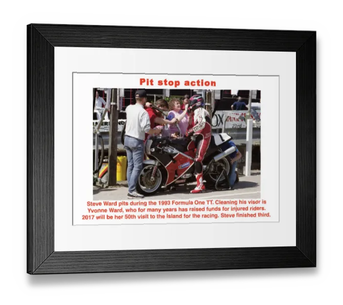 Framed Print : EX TT 1993 Ward Framed Print : EX TT 1993 Ward