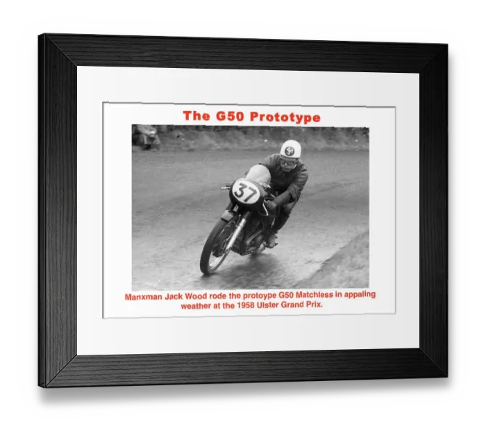 Framed Print : EX UGP 1958 Wood Framed Print : EX UGP 1958 Wood