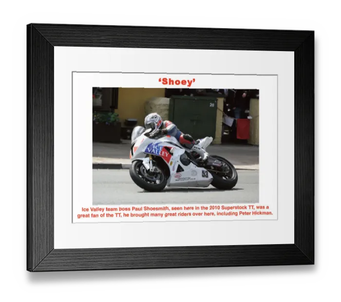Framed Print : EX TT 2010 Shoesmith Framed Print : EX TT 2010 Shoesmith
