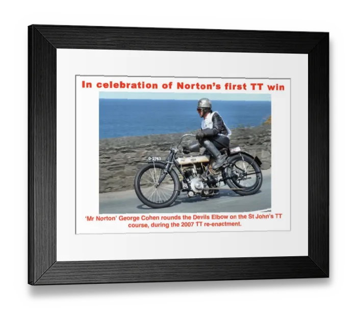 Framed Print : EX TT 2007 Cohen Framed Print : EX TT 2007 Cohen