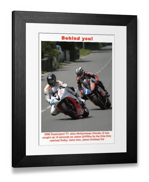 Framed Print : EX TT 2006 McGuinness Framed Print : EX TT 2006 McGuinness