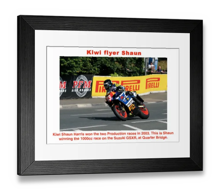 Framed Print : EX TT 2003 Harris Framed Print : EX TT 2003 Harris
