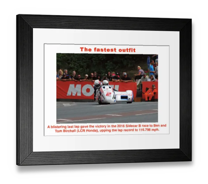 Framed Print : Ben and Tom Birchall, EX TT 2016 Birchall Framed Print : Ben and Tom Birchall, EX TT 2016 Birchall
