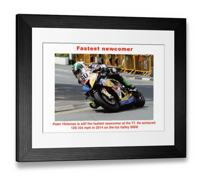 Framed Print : EX TT 2014 Hickman Framed Print : EX TT 2014 Hickman