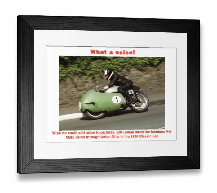 Framed Print : EX TT 1996 Lomas