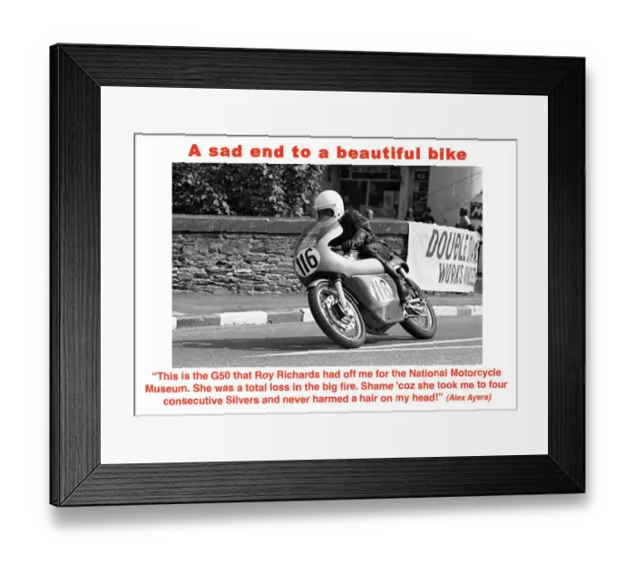 Framed Print : EX TT 1973 Ayers Framed Print : EX TT 1973 Ayers