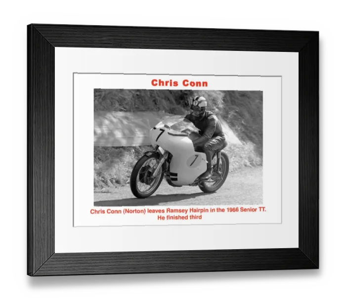 Framed Print : EX TT 1966 Conn Framed Print : EX TT 1966 Conn