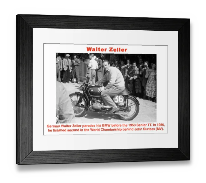 Framed Print : EX TT 1953 Zeller Framed Print : EX TT 1953 Zeller