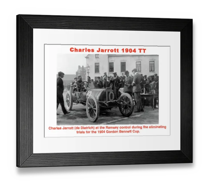 Framed Print : Charles Jarrott De Dietrich 1904 Gordon Bennett Cup Framed Print : Charles Jarrott De Dietrich 1904 Gordon Bennett Cup