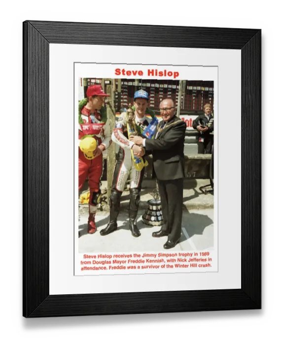 Framed Print : EX TT 1989 Hislop Framed Print : EX TT 1989 Hislop