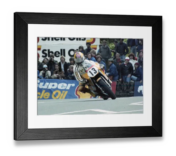 Framed Print : Chris Guy (Suzuki) 1982 Classic TT Framed Print : Chris Guy (Suzuki) 1982 Classic TT