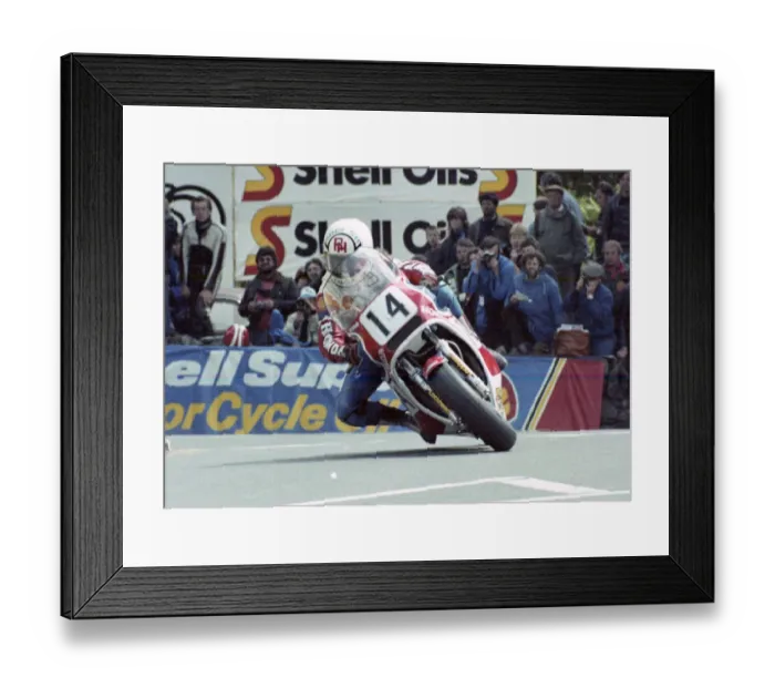 Framed Print : Ron Haslam (Honda) 1982 Classic TT Framed Print : Ron Haslam (Honda) 1982 Classic TT