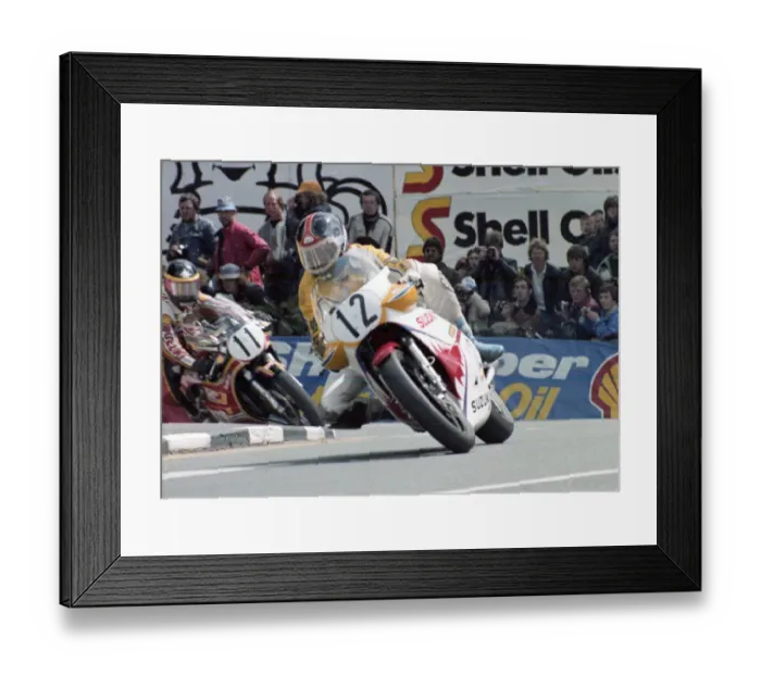 Framed Print : Jon Ekerold (Suzuki) 1982 Classic TT Framed Print : Jon Ekerold (Suzuki) 1982 Classic TT