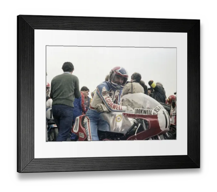 Framed Print : Jon Ekerold (Yamaha) 1979 Classic TT