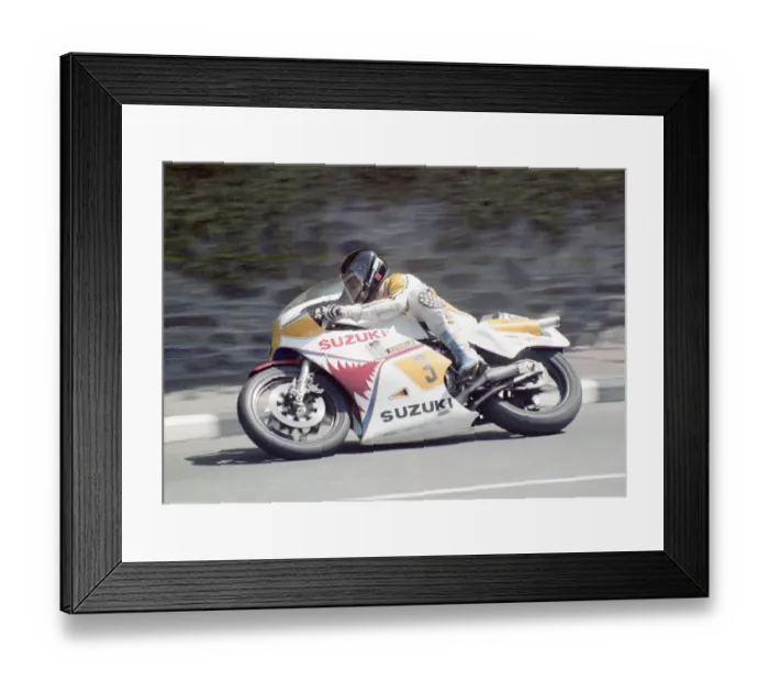 Framed Print : Jon Ekerold (Suzuki) 1982 Senior TT Framed Print : Jon Ekerold (Suzuki) 1982 Senior TT