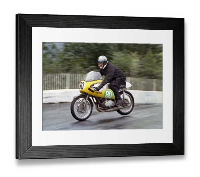 Framed Print : Don Padgett (Yamaha) 1967 Lightweight Manx Grand Prix Framed Print : Don Padgett (Yamaha) 1967 Lightweight Manx Grand Prix