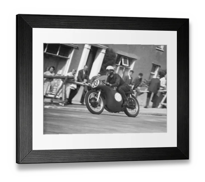 Framed Print : Colin Parsonage (Norton) 1962 Junior Manx Grand Prix Framed Print : Colin Parsonage (Norton) 1962 Junior Manx Grand Prix