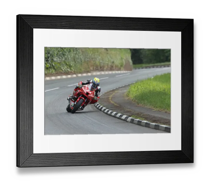 Framed Print : Nathan Harrison (Honda) 2022 Superstock TT