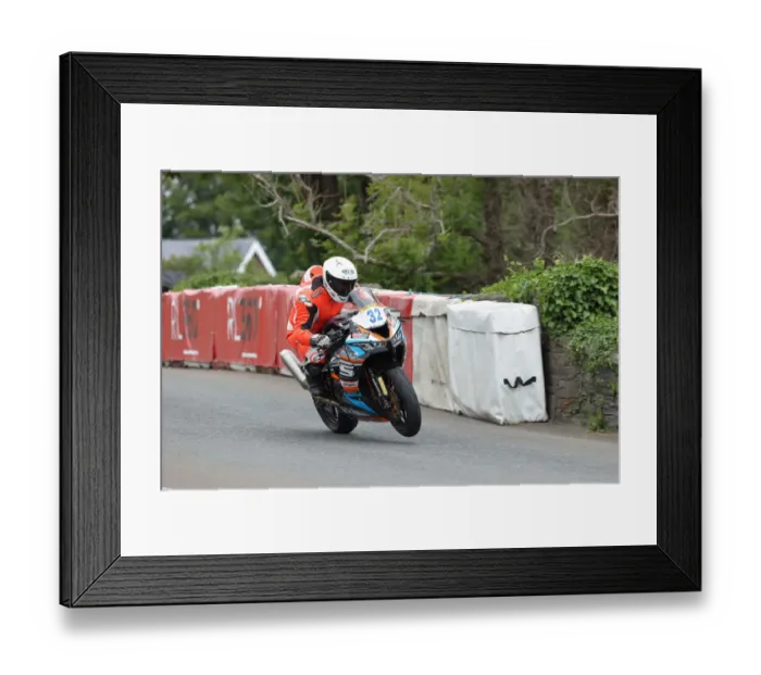 Framed Print : Chris Sarbora (Yamaha) 2022 Supersport TT Framed Print : Chris Sarbora (Yamaha) 2022 Supersport TT