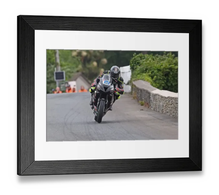 Framed Print : Brian McCormack (Triumph) 2022 Supersport TT Framed Print : Brian McCormack (Triumph) 2022 Supersport TT