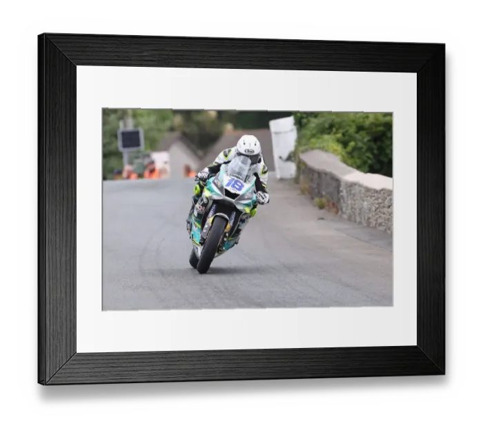 Framed Print : Michael Evans (Yamaha) 2022 Supersport TT Framed Print : Michael Evans (Yamaha) 2022 Supersport TT
