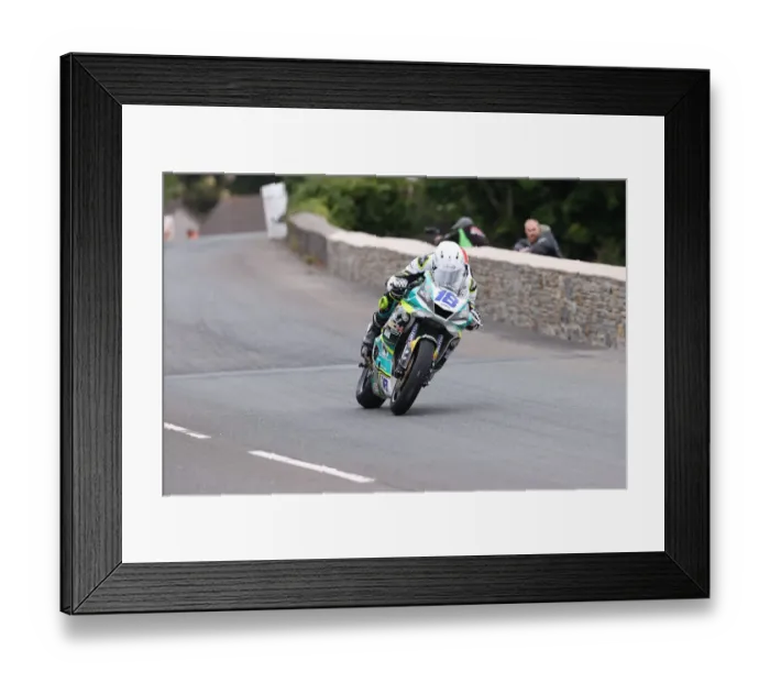 Framed Print : Michael Evans (Yamaha) 2022 Supersport TT Framed Print : Michael Evans (Yamaha) 2022 Supersport TT