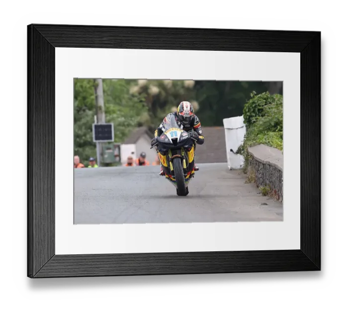Framed Print : Connor Cummins (Honda) 2022 Supersport TT Framed Print : Connor Cummins (Honda) 2022 Supersport TT