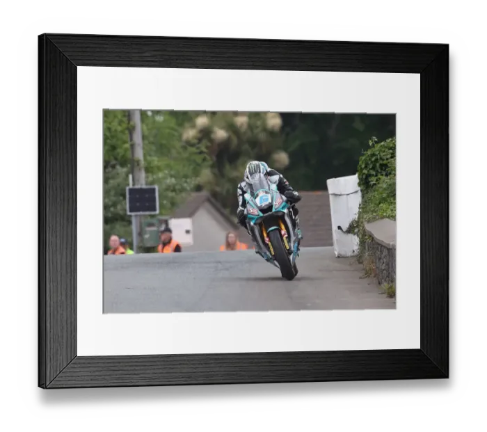 Framed Print : Michael Dunlop (Yamaha) 2022 Supersport TT Framed Print : Michael Dunlop (Yamaha) 2022 Supersport TT