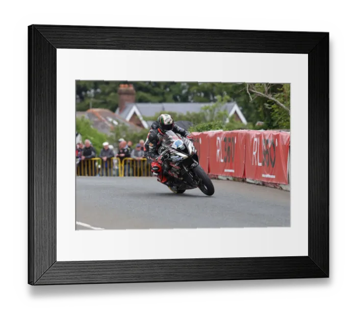 Framed Print : Peter Hickman (Triumph) 2022 Supersport TT Framed Print : Peter Hickman (Triumph) 2022 Supersport TT