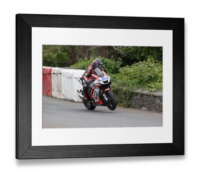 Framed Print : Michal Dokoupil (Yamaha) 2022 Supersport TT