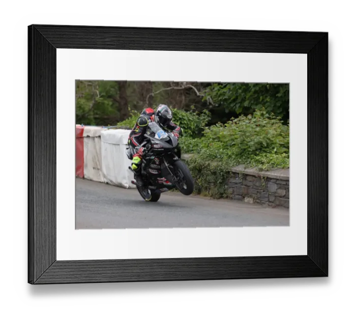 Framed Print : Brian McCormack (Triumph) 2022 Supersport TT Framed Print : Brian McCormack (Triumph) 2022 Supersport TT